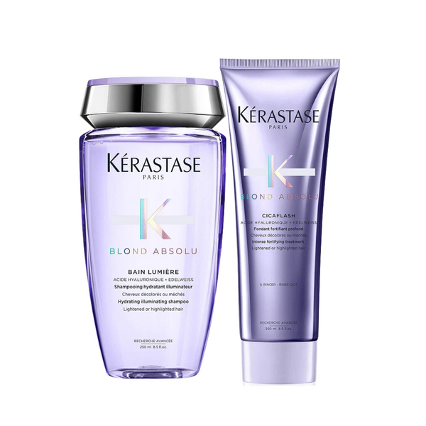 Kérastase Blond Absolu Bain Lumiere Shampoo & Cicaflash Fondant Duo