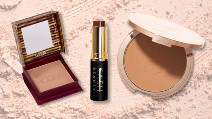 four different shades of bronzer 