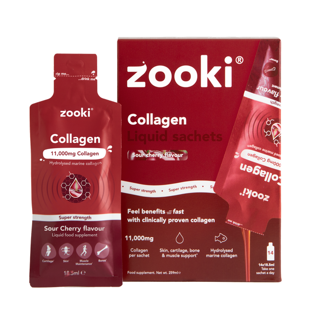 Zooki Super Strength Marine Collagen Sour Cherry 14s