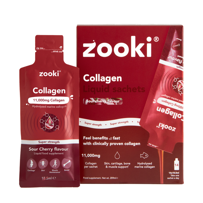 Zooki Super Strength Marine Collagen Sour Cherry 14s