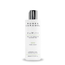 Rose & Caramel Purity Fade Away Tan Removing Shower Gel