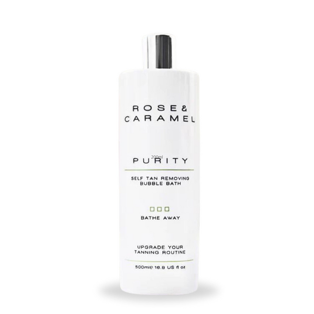 Rose & Caramel Purity Tan Removing Bubble Bath 