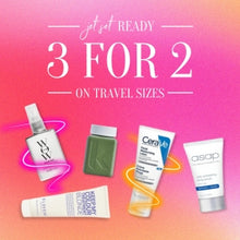 3 for 2 on Travel Sizes 