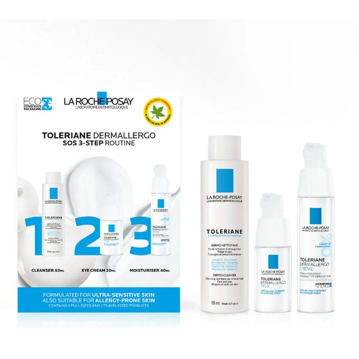 La Roche-Posay Toleriane Dermallergo Sos 3-Step Soothing Kit