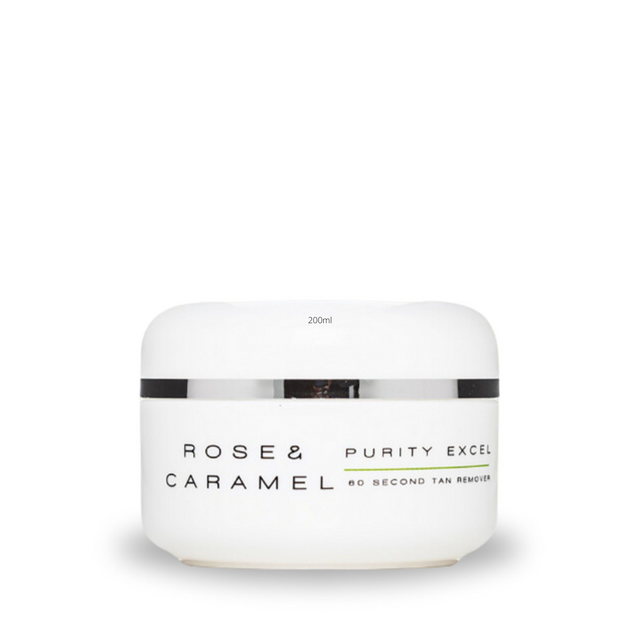 Rose & Caramel Purity Excel 60 second Self Tan Removing Scrub 200ml