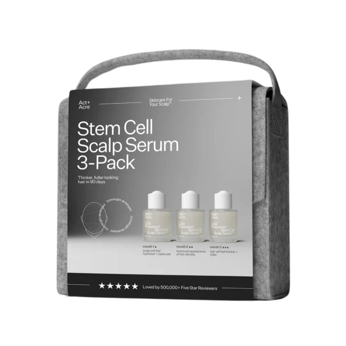 Act & Acre Steam Cell Scalp Serum 3 pack