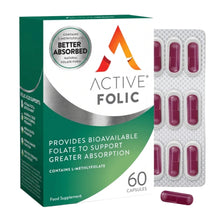 Active Folic L-Methylfolate 400mcg 60 Capsules