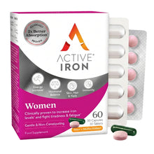 Active Iron Women 17mg + Multivitamin 30 Day Supply