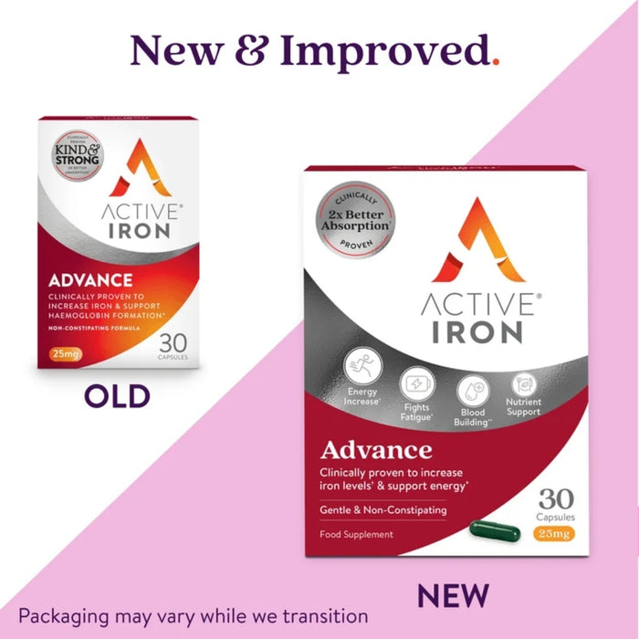Active Iron Advance 25mg 30 Capsules
