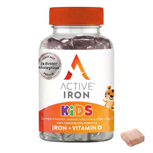Active Iron Kids Iron + Vitamin D 30 Blackcurrant Soft Chews - 30 Day Supply