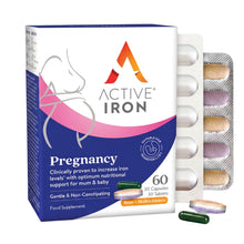 Active Iron Pregnancy - Iron + Time-Release Multivitamin for Pregnancy 30 Iron Capsules (25mg) + 30 Multivitamin Tablets - 30 day supply