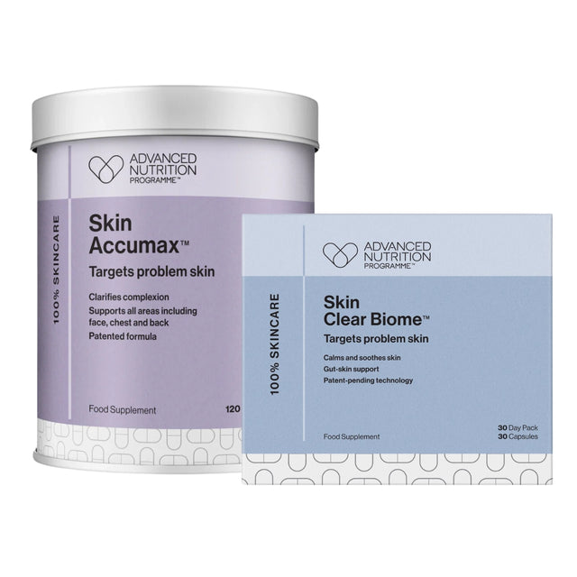 Advanced Nutrition Accumax 120 & Complimentary Skin Clear Biome 30 Caps