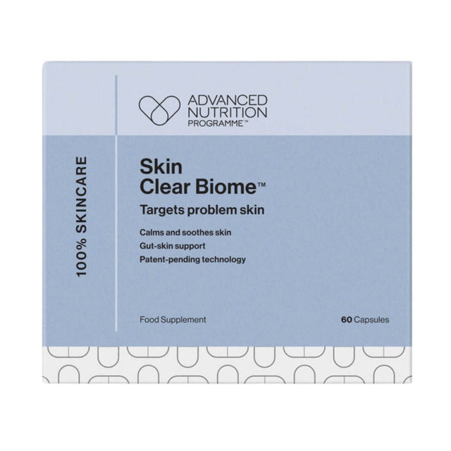 Advanced Nutrition Programme Skin Clear Biome 60 Capsules