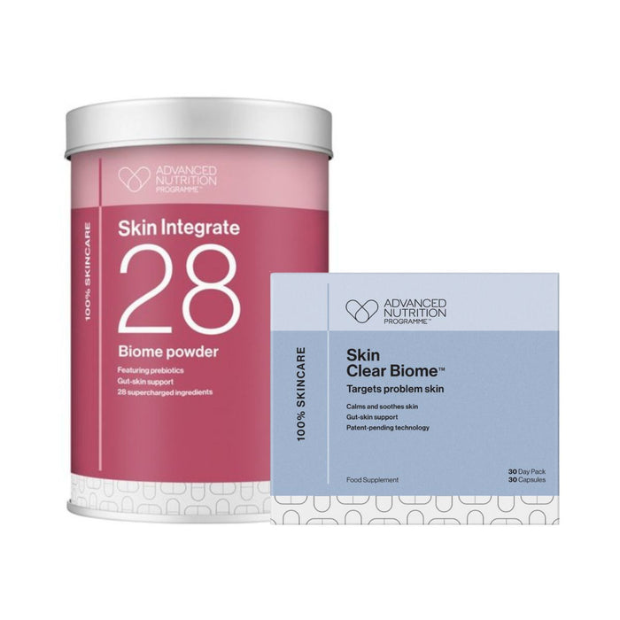 Advanced Nutrition Programme Skin Integrate 28 Biome Powder with Complimentary Skin Clear Biome 30 Capsules