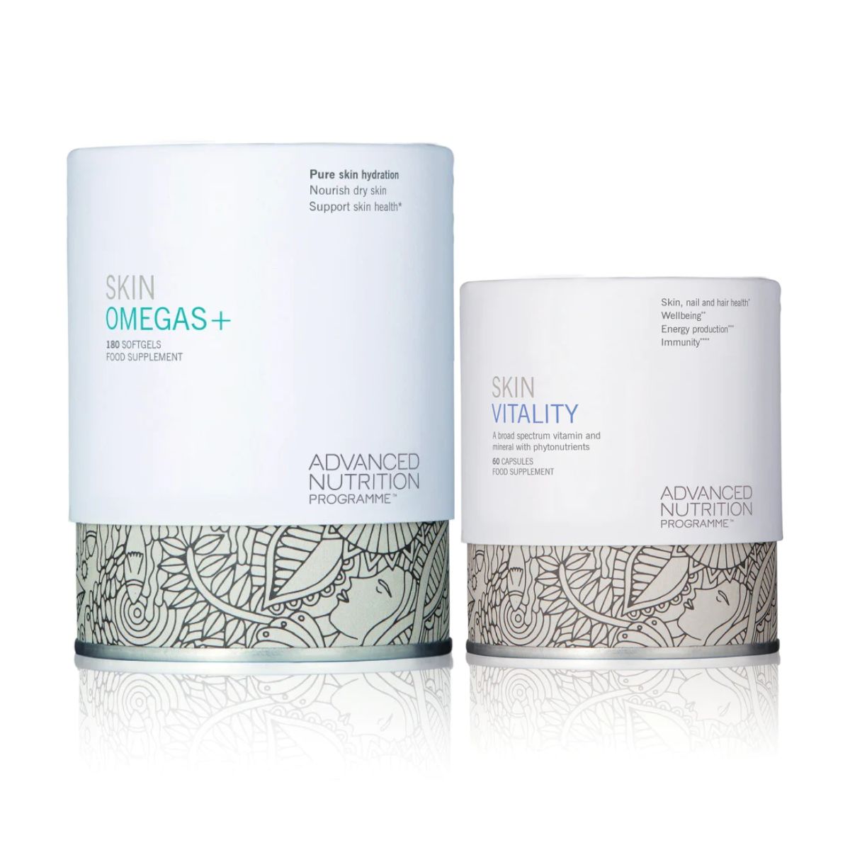 Advanced Nutrition Programme Skin Omegas+ 180 Complimentary Full-size Skin Vitality