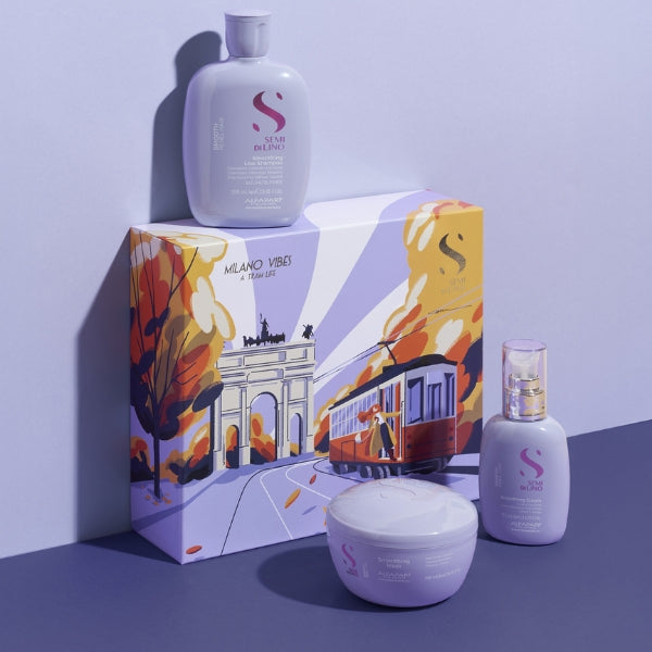 Alfaparf Semi Di Lino Smooth Gift Set