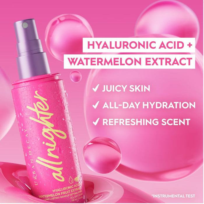 Urban Decay  All Nighter Hyaluronic Acid Dewy Setting Spray - Limited Edition