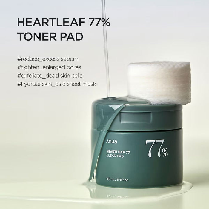Anua Heartleaf 77% Toner Pad
