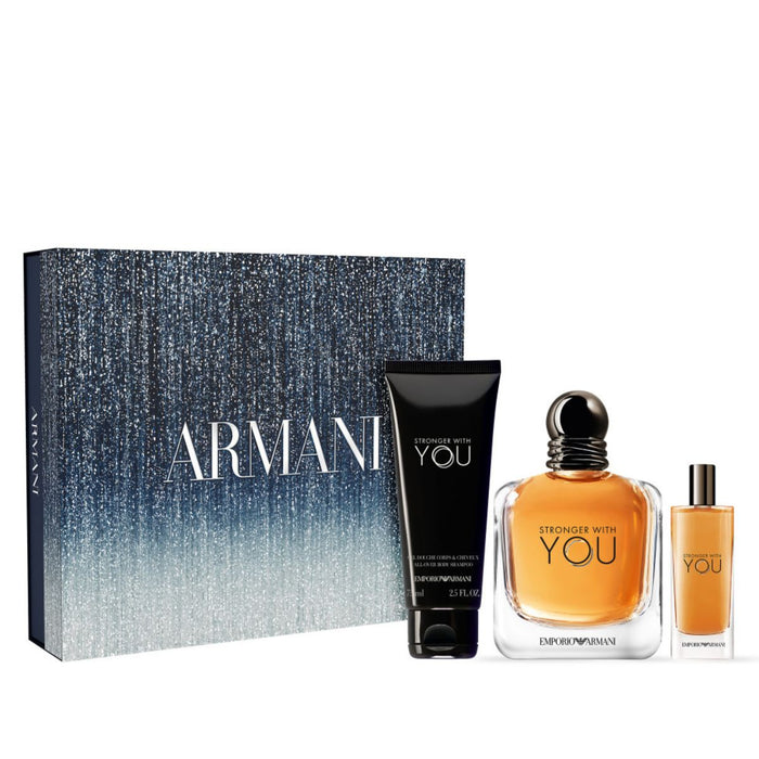 Armani Emporio Stronger With You Eau de Toilette 100ml+15ml+Shower Gel