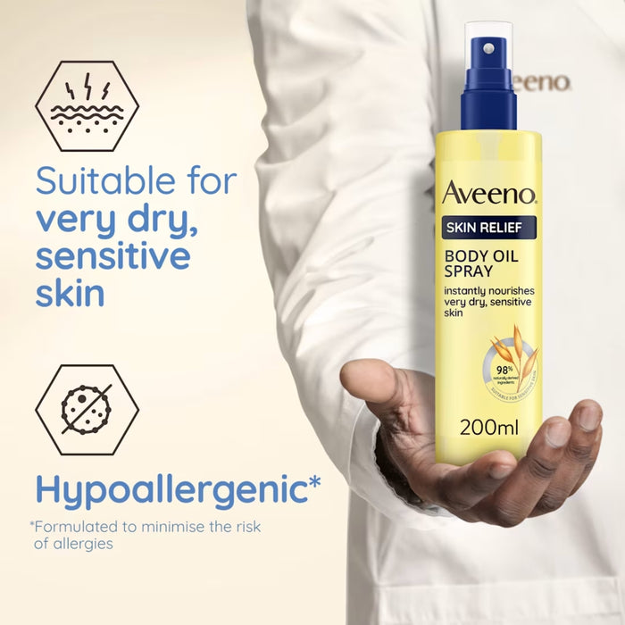 Aveeno Skin Relief Body Oil Spray 200ml