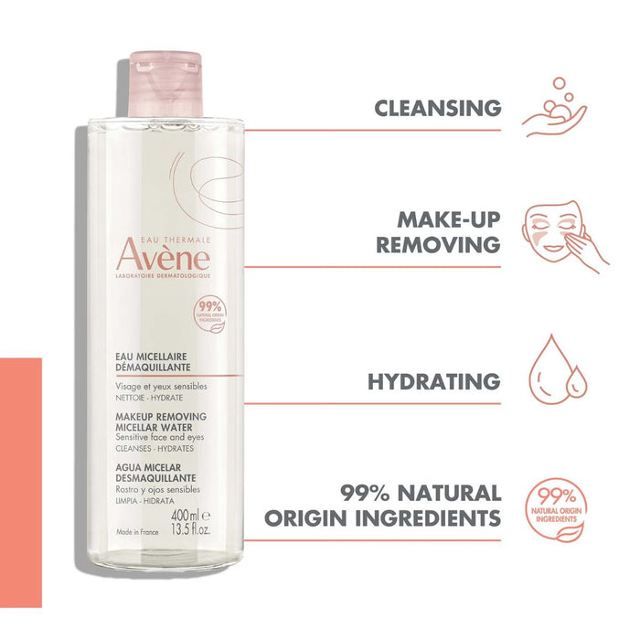 Avène Micellar Water Cleanser & Make-Up Remover 400ml
