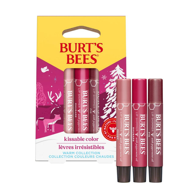 BURT'S BEES Kissable Colour Trio Pack