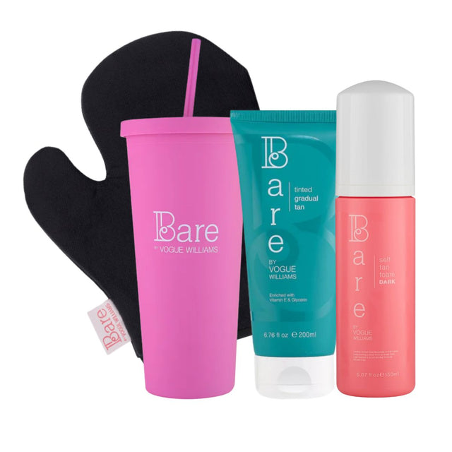 Bare by Vogue Flawless Skin Trio with Hot Pink Tumbler SAVE 50%