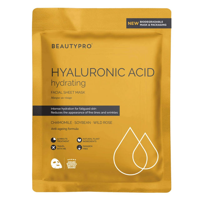 BeautyPro Haluronic Hydrating Face Sheet Mask