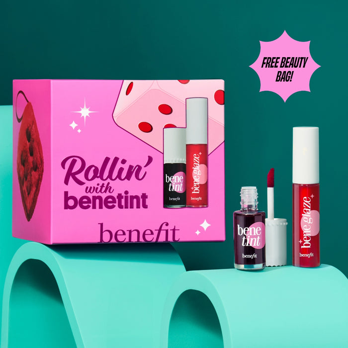 Benefit Rollin with Benetint & Lip Oil Shine Duo Limited Edition Gift Set