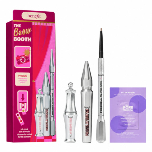 Benefit The Brow Booth Brow Gift Set with Precisely My Brow Pencil, Brow Wax and 24-HR Brow Setter
