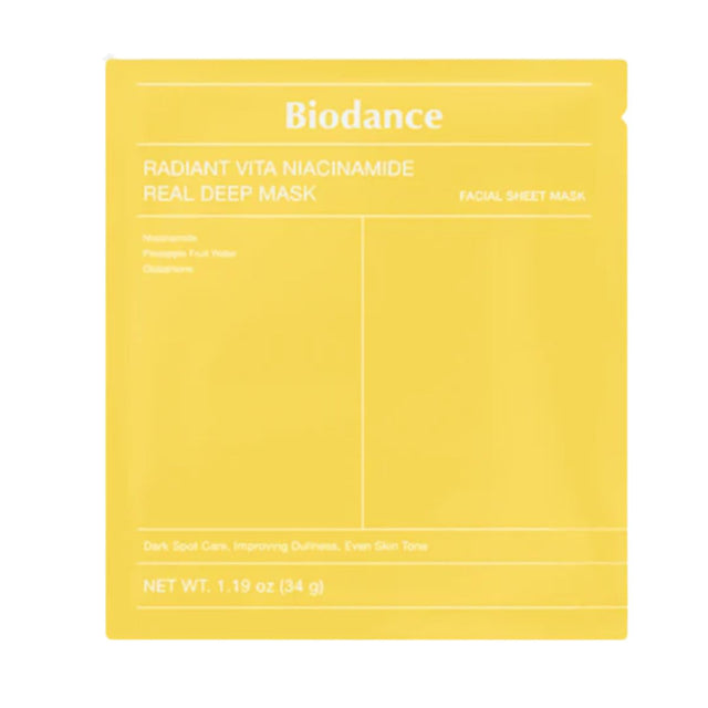 Biodance Radiant Vita Niacinamide Real Deep Mask- Single