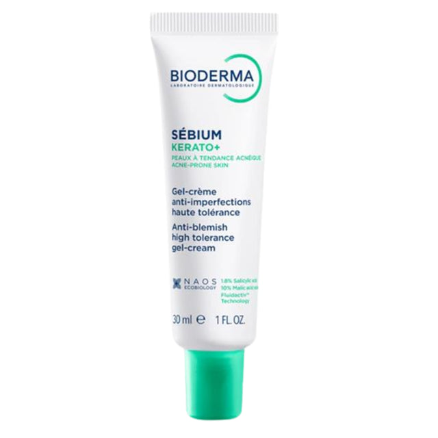 Bioderma Sébium Kerato+ Gel Cream 30ml for Acne-Prone Skin