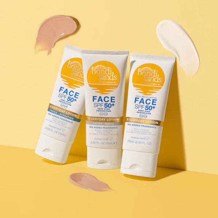 Bondi Sands Everyday SPF 50+ Fragrance Free Face Tinted - Matte 75ml