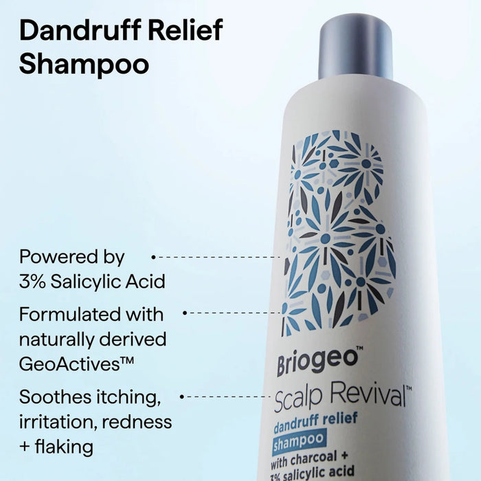 Briogeo Scalp Revival Charcoal + 3% Salicylic Acid Dandruff Relief Shampoo 248ml