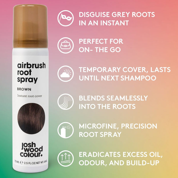 Josh Wood Colour Airbrush Root Spray - Brown