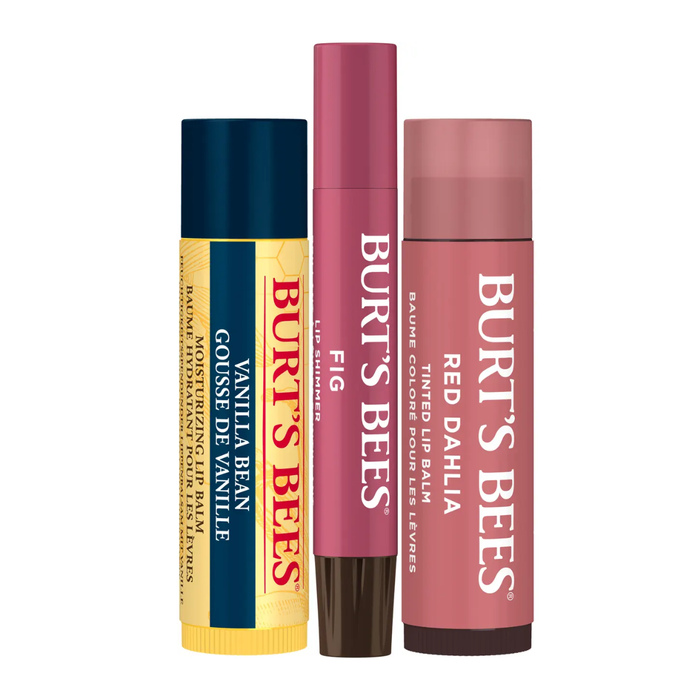 Burts Bees Mistletoe Kiss Red Trio