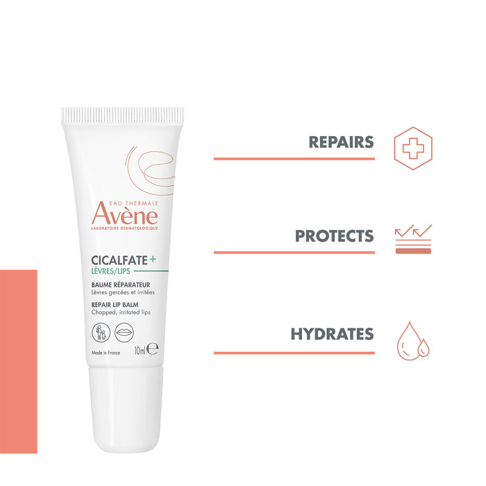 Avène Cicalfate+  Repair Lip Balm for Chapped, Cracked Lips