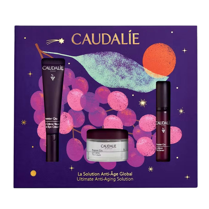 Caudalie Premier Cru The Ultimate Anti-Ageing Solution 3-Piece Skincare Gift Set