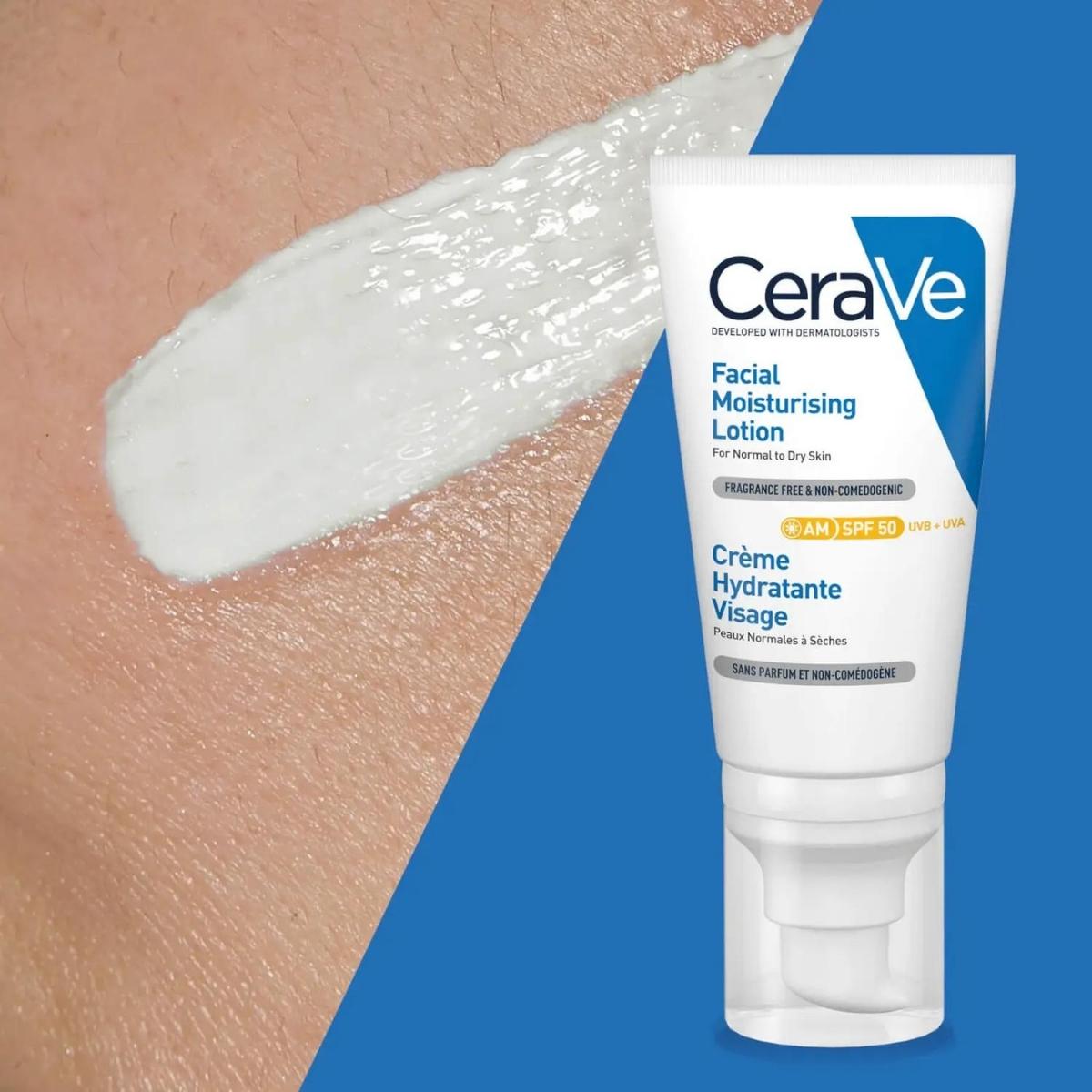 CeraVe AM Facial Moisturising Lotion SPF 50