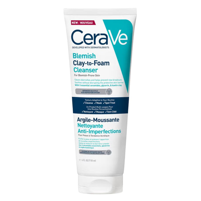 CeraVe Blemish Clay to Foam Mask 118g