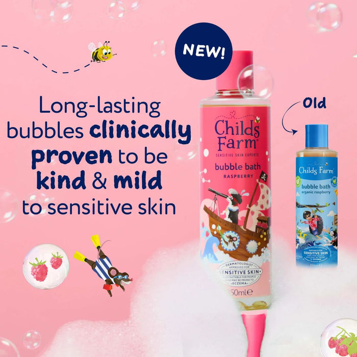 Childs Farm Bubble Bath - Raspberry Scent 250ml