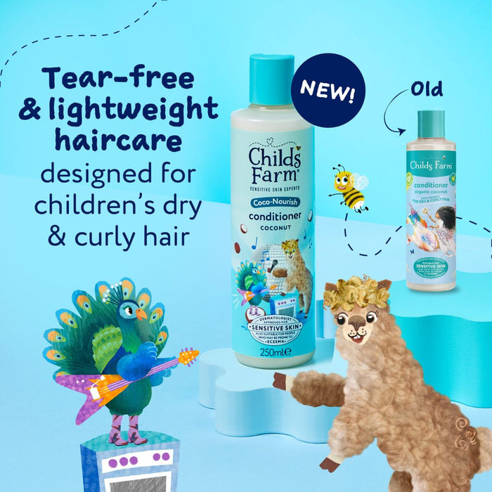 Childs Farm Coco Nourish Conditioner - Coconut Scent Curly Hair 250ml