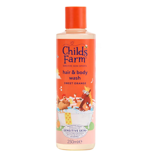 Childs Farm Hair & Body Wash - Sweet Orange Scent 250ml