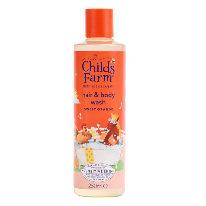 Childs Farm Hair & Body Wash - Sweet Orange Scent 250ml