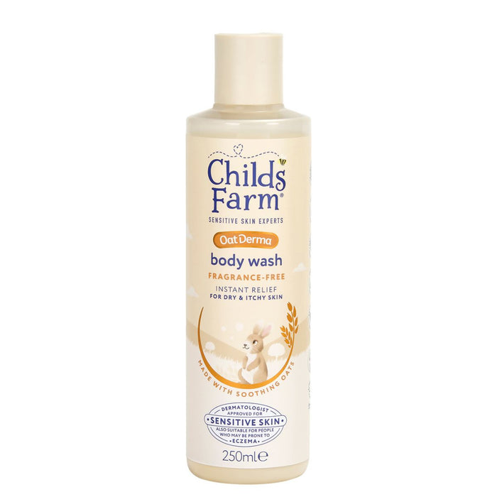 Childs Farm Oatderma Body Wash Fragrance Free 250ml