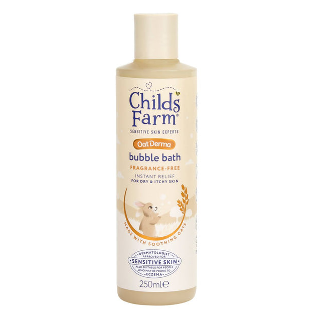 Childs Farm Oatderma Bubble Bath - Fragrance Free 250ml