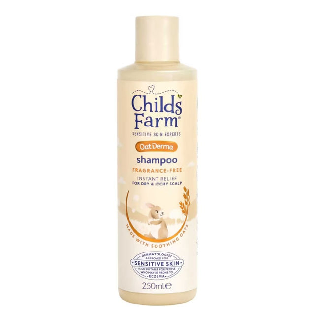 Childs Farm Oatderma Shampoo - Fragrance Free 250ml