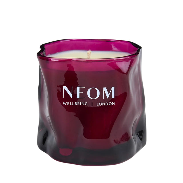 NEOM Wellbeing Christmas Wish 1 Wick Candle 185g Raspberry Red