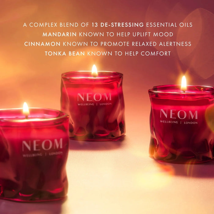 NEOM Wellbeing Christmas Wish Travel Travel Candle  75g
