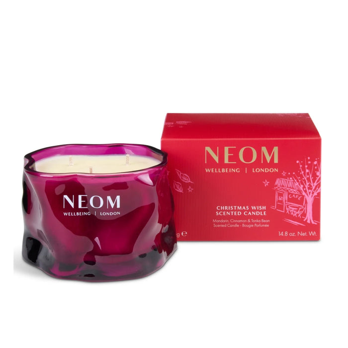 NEOM Wellbeing Christmas Wish 3 Wick Candle 420g